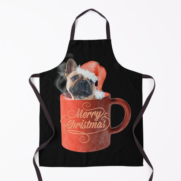 Item preview, Cute French Bulldog Christmas Mug – Merry Christmas Dog Art designed and sold by GivingJoy.