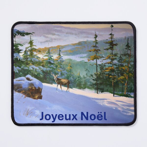 Item preview, Joyeux Noel greeting card designed and sold by kenkortner.