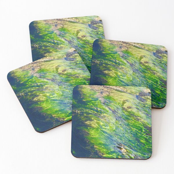 Item preview, Green sea of algae – intensity of the water / Swiss Artwork Photography designed and sold by Raphael Wolf.
