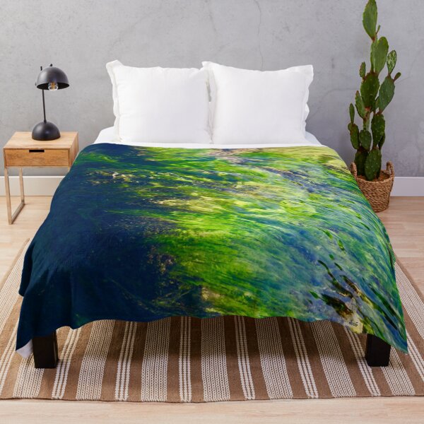 Item preview, Green sea of algae – intensity of the water / Swiss Artwork Photography designed and sold by Raphael Wolf.