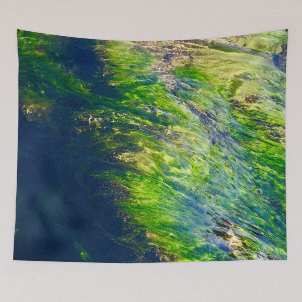 Item preview, Green sea of algae – intensity of the water / Swiss Artwork Photography designed and sold by Raphael Wolf.