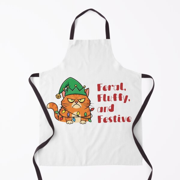 Item preview, Feral, Fluffy, and Festive designed and sold by Bratty Inner Child.