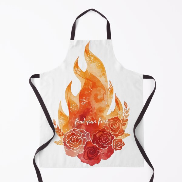 Item preview, Find Your Fire Sticker, Floral Flame Aesthetic, Motivational Quote Design designed and sold by Moodune.