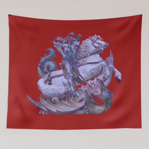 Item preview, Saint George – High on horseback in battle / Swiss Artwork Photography designed and sold by Raphael Wolf.