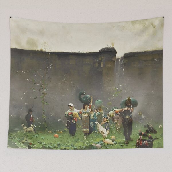 Item preview, Francesco Paolo Michetti. The Pumpkin Harvest. designed and sold by likiska.
