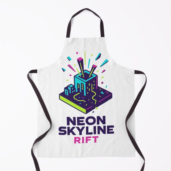 Item preview, Neon Skyline Rift • Isometric Cyber Portal Burst designed and sold by DSGIN4YOU.