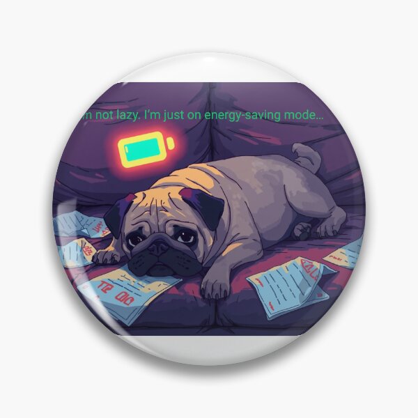 Item preview, Lazy Pug designed and sold by PugsRus.