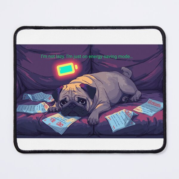 Item preview, Lazy Pug designed and sold by PugsRus.