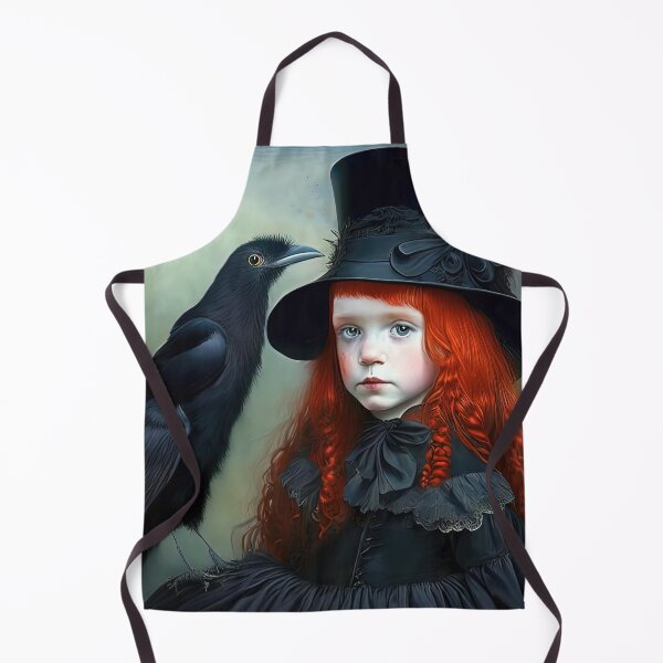 Item preview, Red-Haired Victorian Girl With A Black Bird designed and sold by LanaGustavsson.