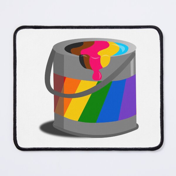 Item preview, Proud Paint Polygender Flag in a Bucket designed and sold by HarveyHandcraftsandDesigns.