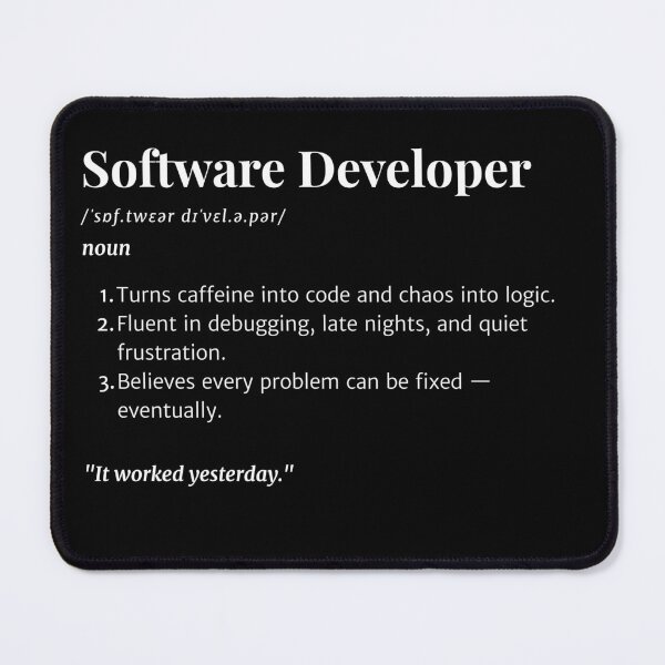 Item preview, Software Developer Definition | Funny Coding Gift for Programmers & Engineers designed and sold by Yuli Club.