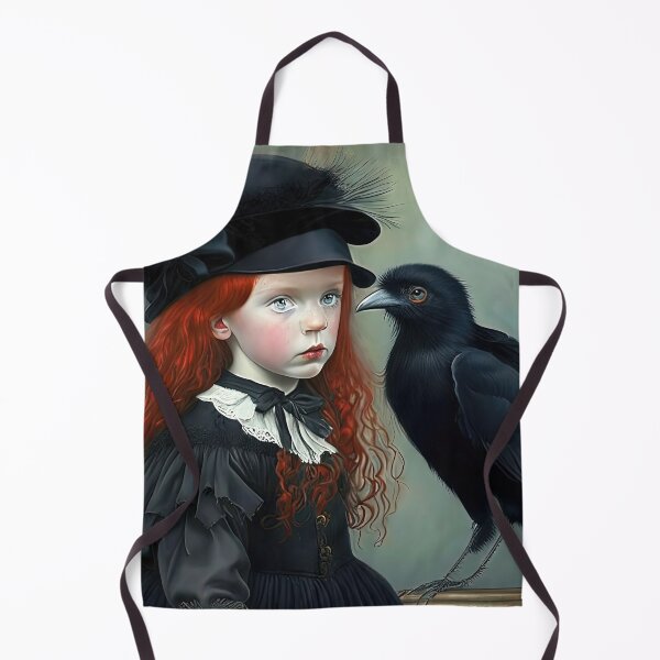 Item preview, Red-Haired Victorian Girl With A Black Bird designed and sold by LanaGustavsson.