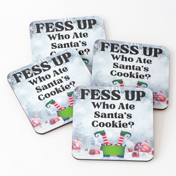 Item preview, FESS UP - Who Ate Santa's Cookie? designed and sold by MPC-Mince-Pies.