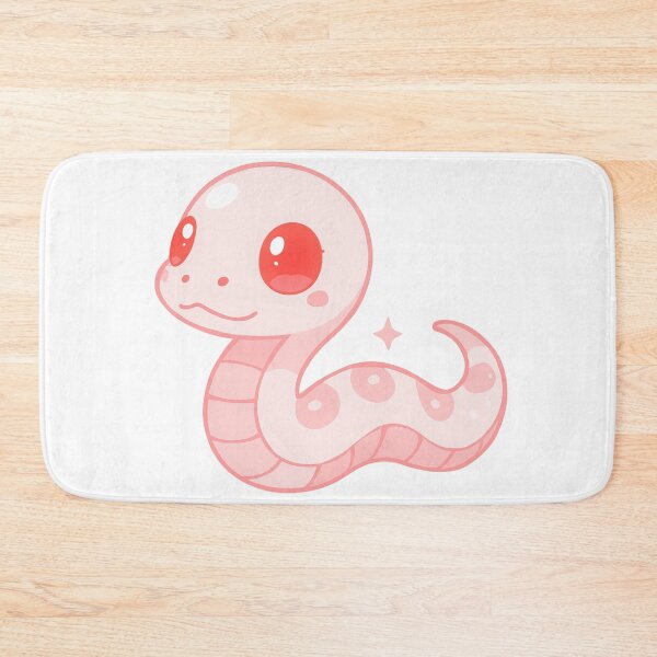 Item preview, Kawaii Pink Snake designed and sold by HoneyBreezeCo.