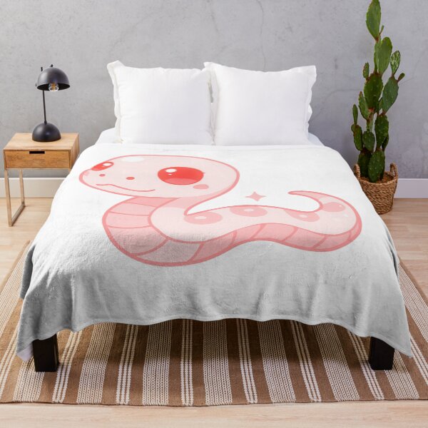 Item preview, Kawaii Pink Snake designed and sold by HoneyBreezeCo.
