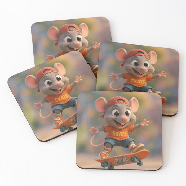 Item preview, Skater Chinese Zodiac Rat designed and sold by Sillytoe.
