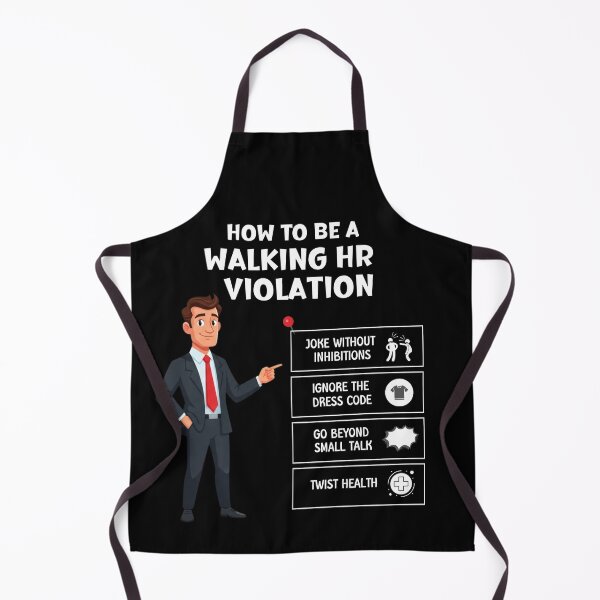 Item preview, Funny Coworker Walking HR Violation Office Humor designed and sold by ArtFromBeyond.
