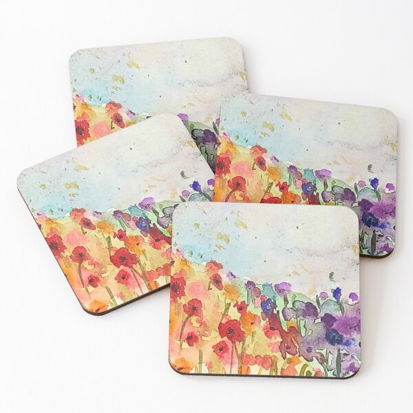 Item preview, A Field of Poppies - Original Artwork designed and sold by artbydaph.
