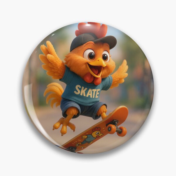 Item preview, Skater Chinese Zodiac Rooster designed and sold by Sillytoe.