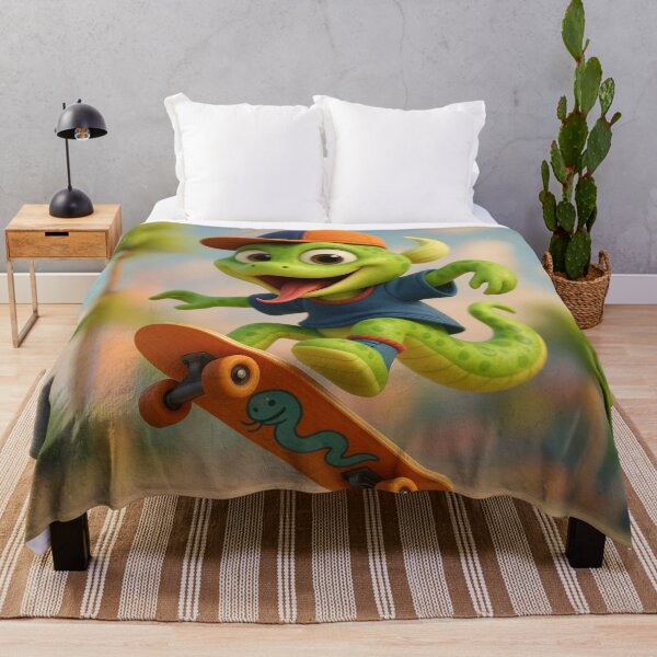 Item preview, Skater Chinese Zodiac Snake designed and sold by Sillytoe.