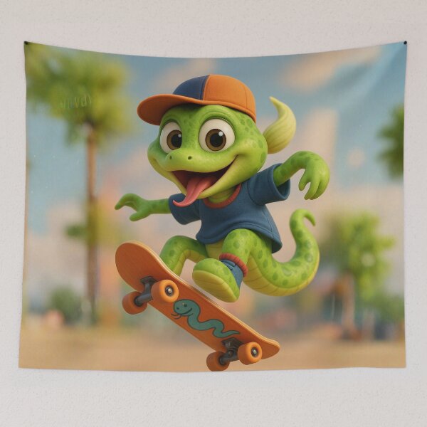 Item preview, Skater Chinese Zodiac Snake designed and sold by Sillytoe.