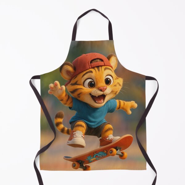 Item preview, Skater Chinese Zodiac Tiger designed and sold by Sillytoe.