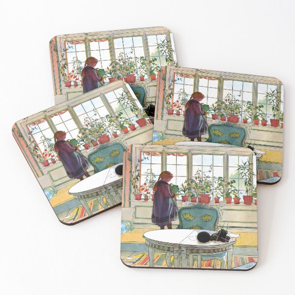 Item preview, Carl Larsson - Flowers on the Windowsill designed and sold by Jon-Baran.