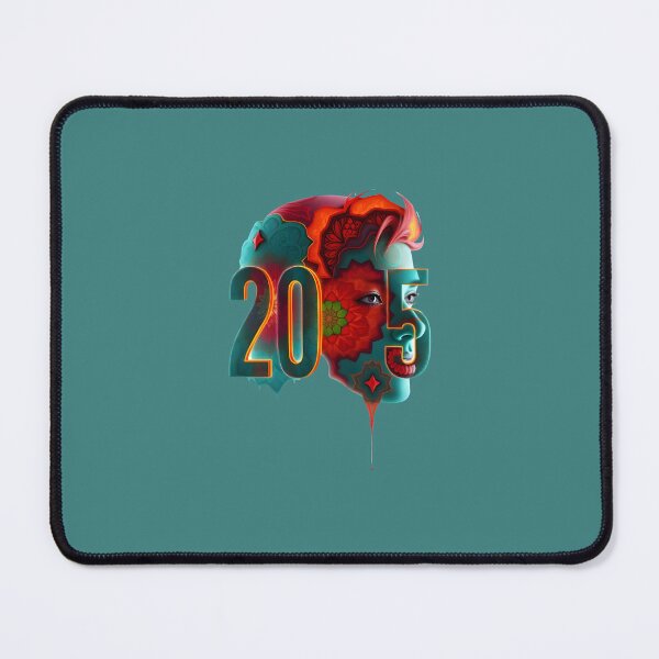 Item preview, Vision 2025 Red Green Face Festive Modern Art designed and sold by Kony83.