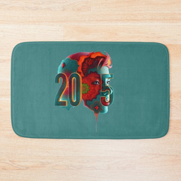 Item preview, Vision 2025 Red Green Face Festive Modern Art designed and sold by Kony83.