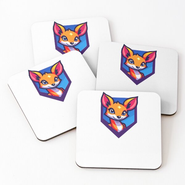 Item preview, Cute Fox Mascot – Colorful Cartoon Animal Badge designed and sold by Shop Arts & Design.