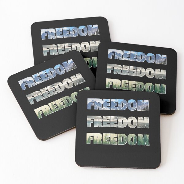 Artikelvorschau, Freedom Outdoors – Ästhetische Typografie für Berge, Meer und Wald entworfen und verkauft von Ania_BM.