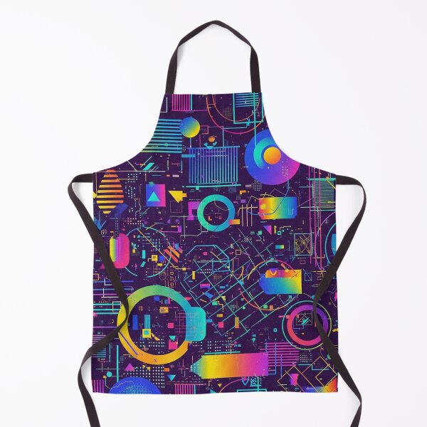 Item preview, Retro-Futuristic Synthwave Shapes Design designed and sold by jumpercat.