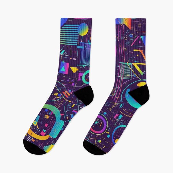 Item preview, Retro-Futuristic Synthwave Shapes Design designed and sold by jumpercat.