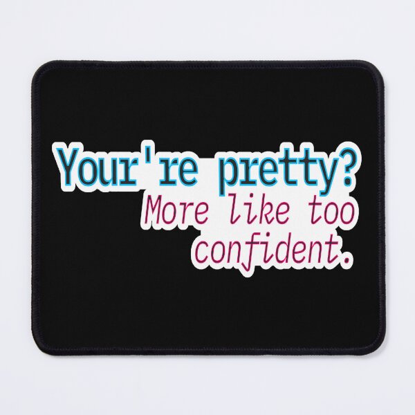 Item preview, Bold Flirty Humor – Too Confident Comeback – Gift for Sassy Women – Neon Outline • Modern Text Art designed and sold by JacobKAurumhead.