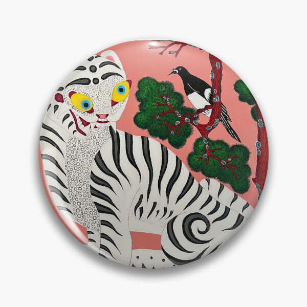 Item preview, White Tiger and Magpie  designed and sold by Haelyn Y.