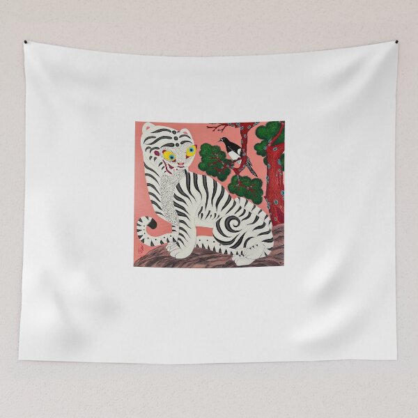 Item preview, White Tiger and Magpie  designed and sold by Haelyn Y.