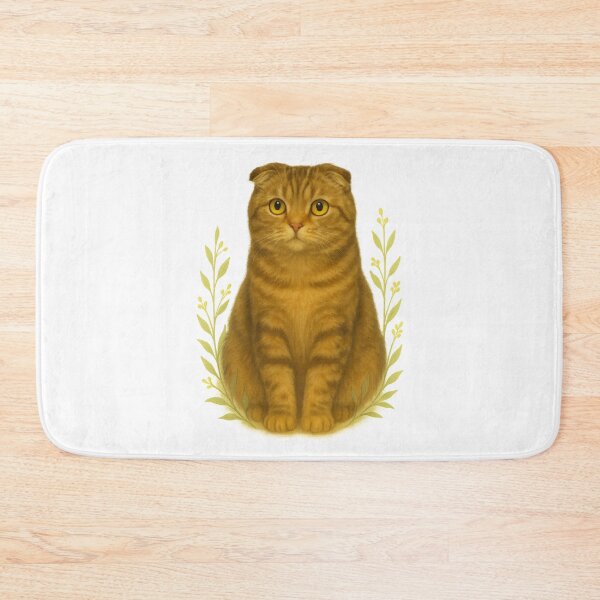 Item preview, Golden Scottish Fold Charm designed and sold by TheJoyfulPen.