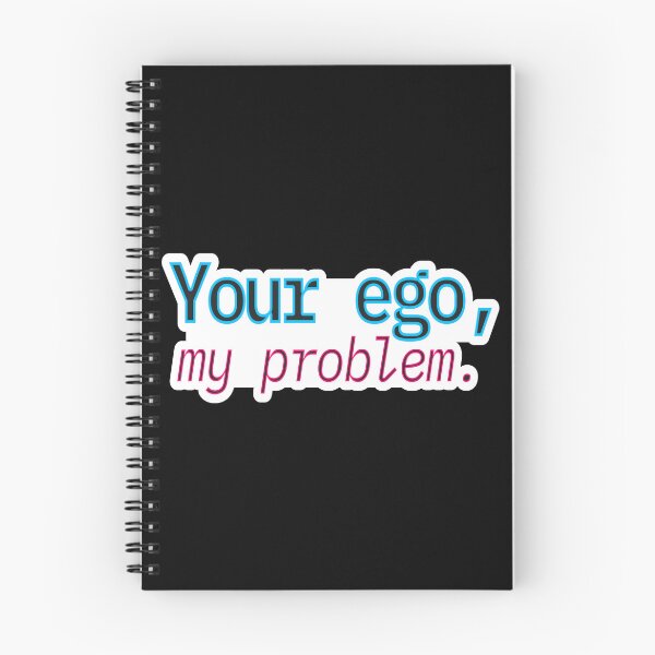 Item preview, Bold Flirty Humor – Your Ego My Problem – Gift for Confident Women – Neon Outline • Modern Text Art designed and sold by JacobKAurumhead.