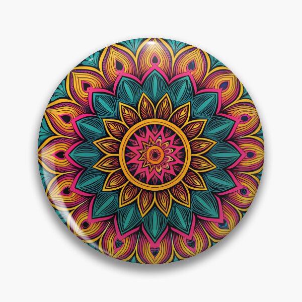 Item preview, Unique Aesthetic Mandala Inspired by Kaleidoscope Art designed and sold by HLPsychDesigns.