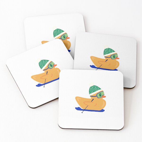 Item preview, Let's Go Skiing Duck designed and sold by TimTimByChloe.