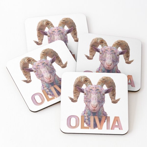 Item preview, Olivia Capricorn Zodiac 3D Poster | Bright Pastel Design designed and sold by AlexLineArt.
