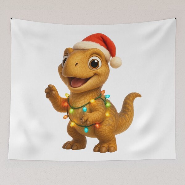 Item preview, Christmas Iguanodon designed and sold by Sillytoe.