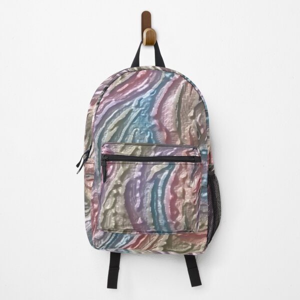 Item preview, waves dark plaster colorful abstract design designed and sold by SmashingDeals.