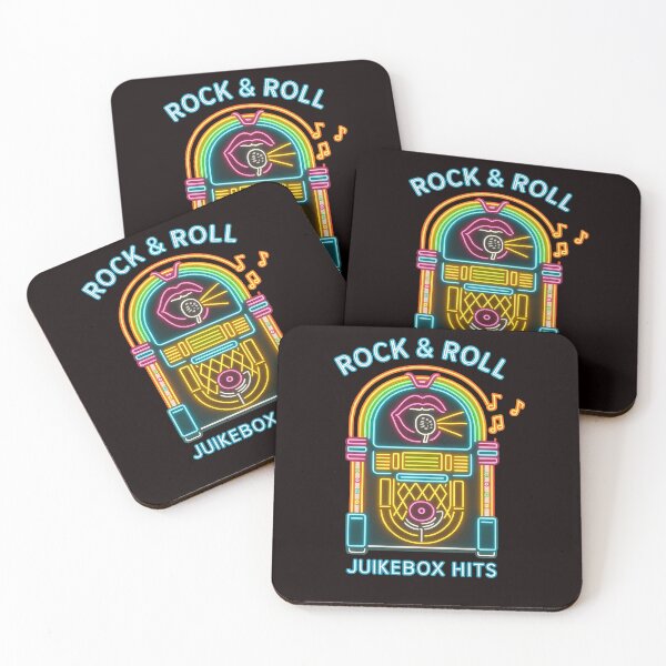 Item preview, Neon Jukebox Rock & Roll Sticker – Retro Music Glow Art designed and sold by Mirkoniart.