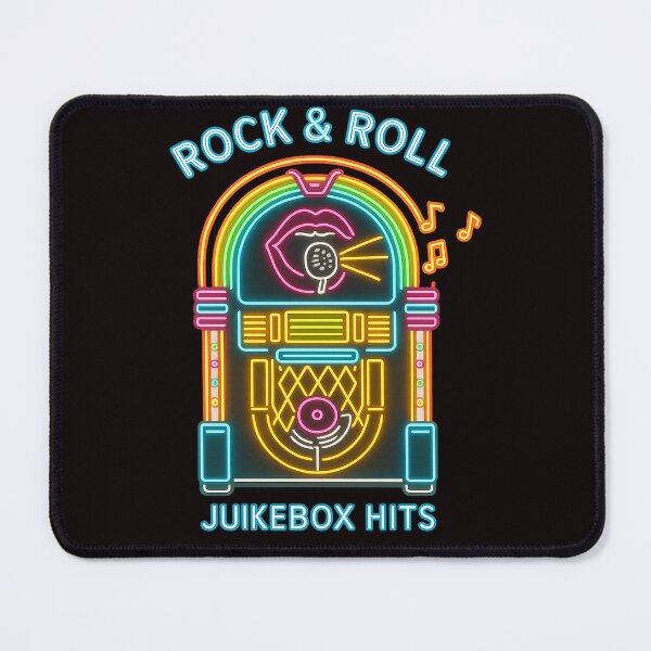 Item preview, Neon Jukebox Rock & Roll Sticker – Retro Music Glow Art designed and sold by Mirkoniart.