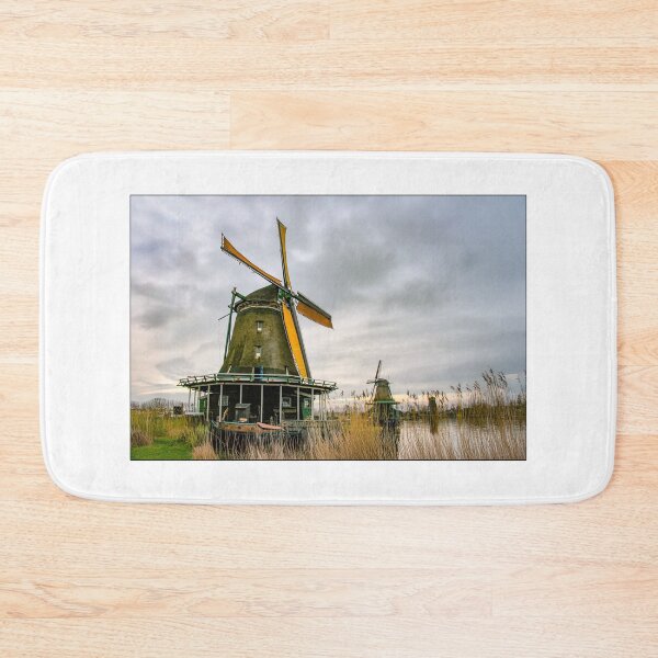Item preview, Netherlands Windmill at Zaanse Schans – European Moments Photography designed and sold by Michael van der Hoorn.