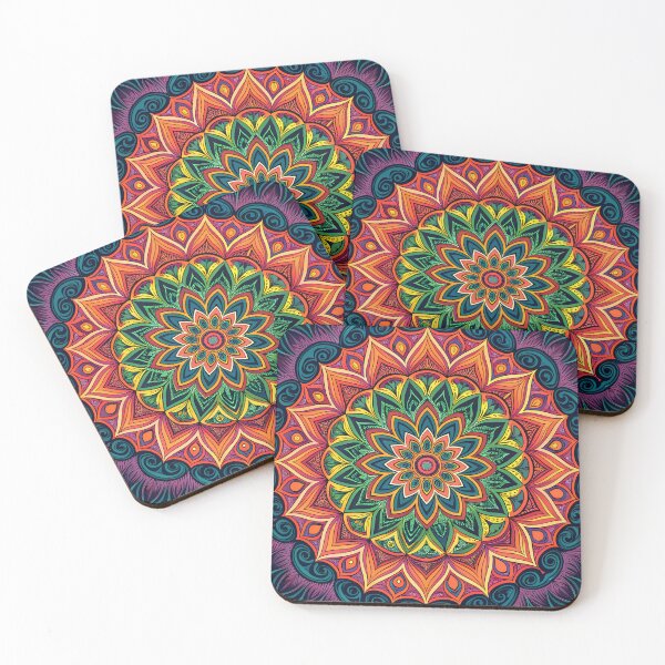 Item preview, Psychedelic Mandala with Unique Aesthetic Geometry designed and sold by HLPsychDesigns.