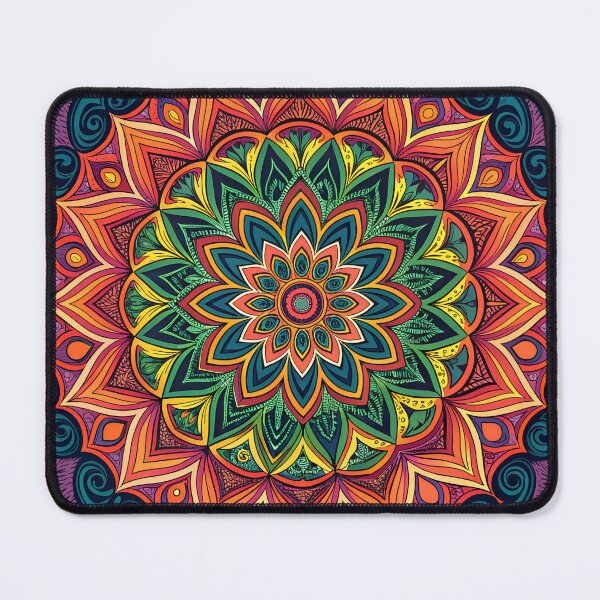 Item preview, Psychedelic Mandala with Unique Aesthetic Geometry designed and sold by HLPsychDesigns.