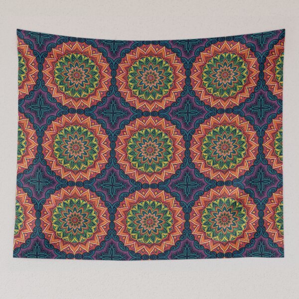 Item preview, Psychedelic Mandala with Unique Aesthetic Geometry designed and sold by HLPsychDesigns.