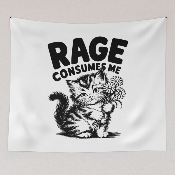 Item preview, Rage consumes me designed and sold by Lichtisign.